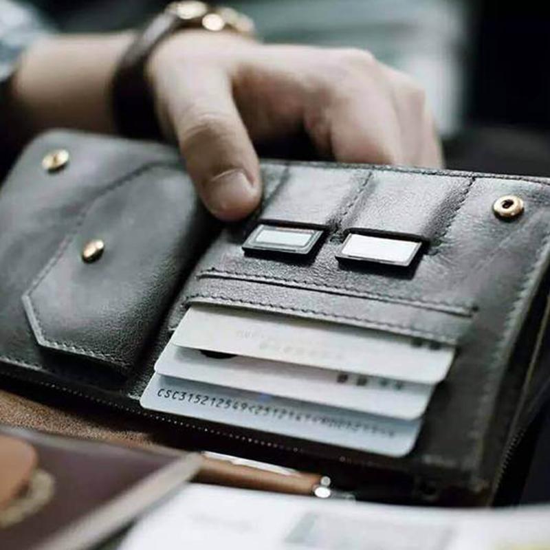 RFID Blocking Leather Card Wallet