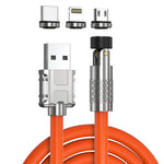 3-in-1 Rotating Magnetic Fast Charging Cable