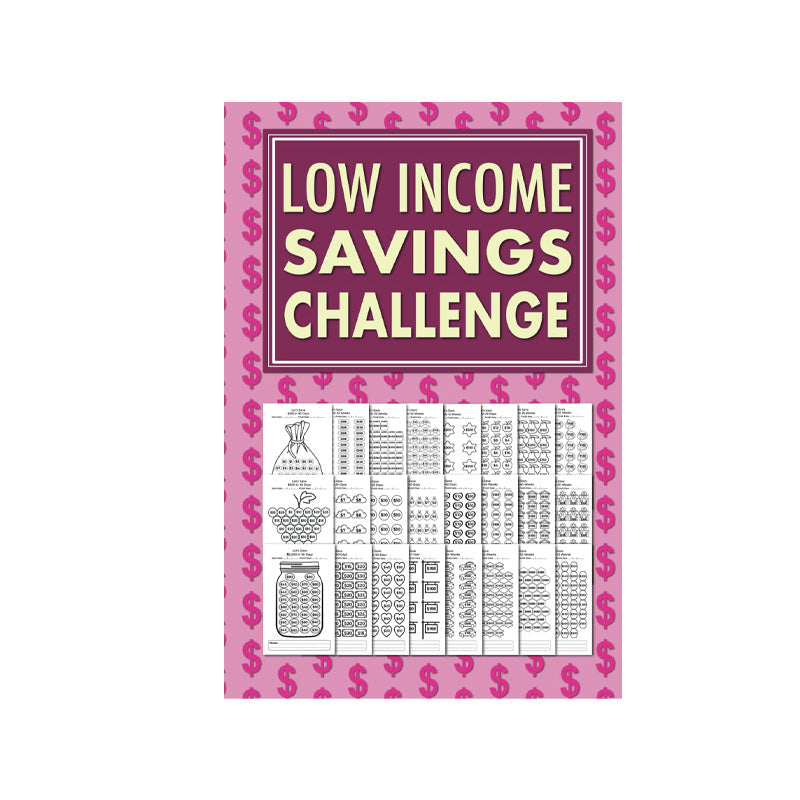 Low Income Savings Challenge Tracker For Women