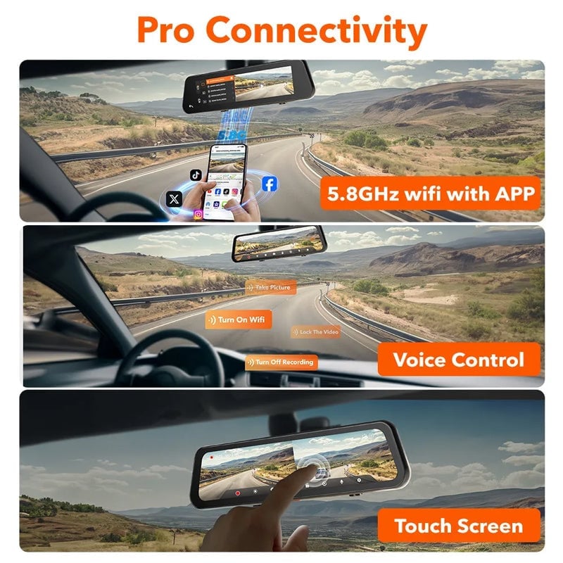 Multi-Function Touch Screen Car Recorder