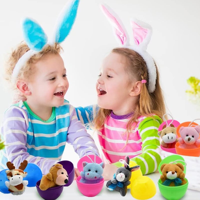 Plush Animal Toy-Filled Easter Eggs(28pcs/1 Set)