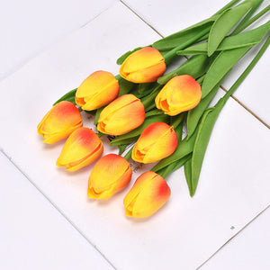 Outdoor Artificial Tulip Flowers 1 bundles（7pcs）