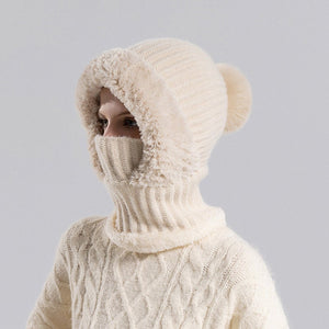 Women's Knitted Hat In Autumn And Winter