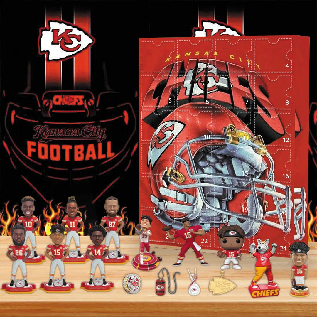 Kansas City Chiefs Advent Calendar - 24 Gifts Are In It