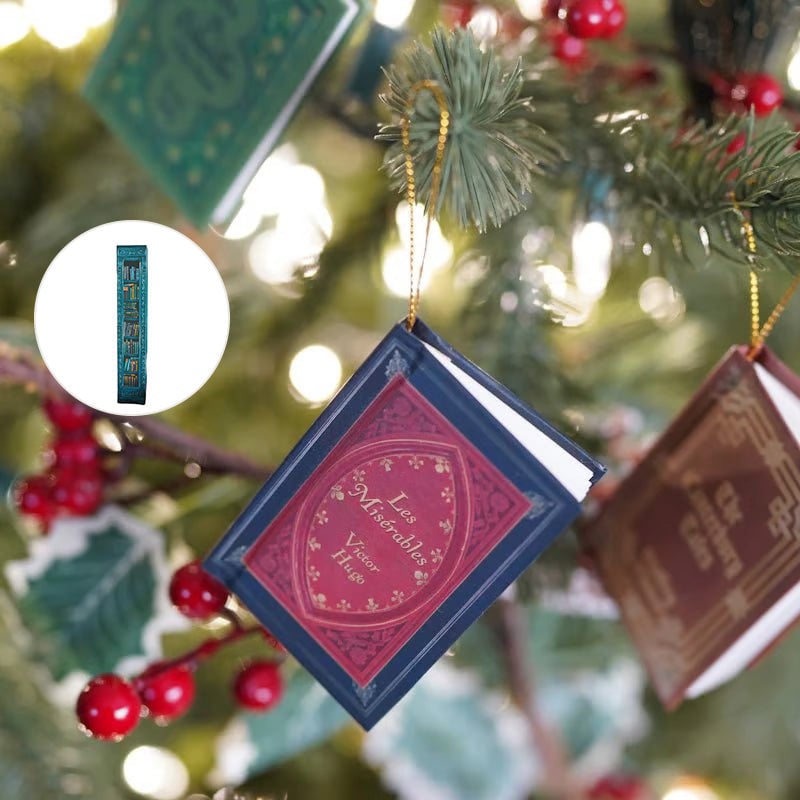 【Best Gift】Mini Book Ornament Advent Calendar