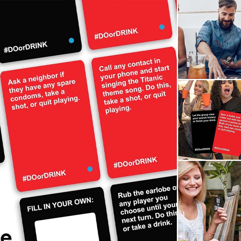 Do or Drink Drinking Card Games for Adults