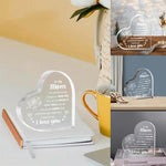 Creative Heart Shaped Acrylic Block