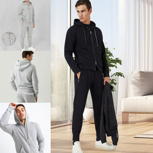 Men's Casual Full Zip Hoodie & Jogger