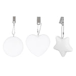 LED Heart Light Keychain