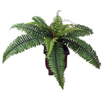 UV-resistant, lifelike artificial Boston fern