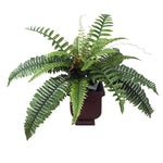 UV-resistant, lifelike artificial Boston fern