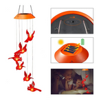 LED Solar Hummingbird Wind Chime