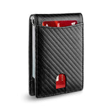 Genuine Leather Anti-theft Swipe Card Holder