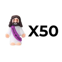 Mini Jesus Figurines With Jesus love You Slogan