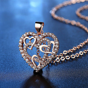 Interlocking Hearts Necklace