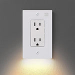 Outlet Wall Plate With LED Night Lights