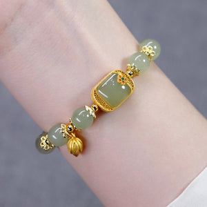 Hotan Jade Beaded Bracelet