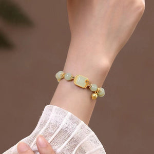 Hotan Jade Beaded Bracelet