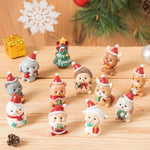 Handmade Animal Santa Ornaments