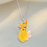 Fox Hugging Necklace