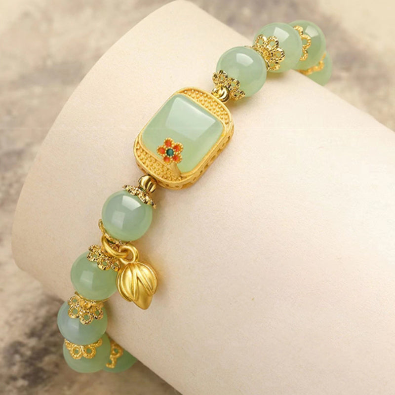 Hotan Jade Beaded Bracelet