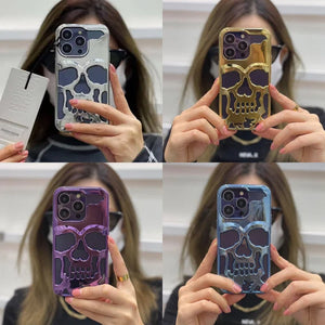 Electroplating Skull iPhone Case