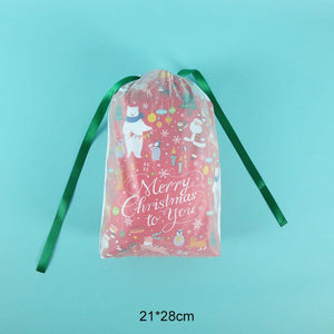 Drawstring Christmas Gift Bags