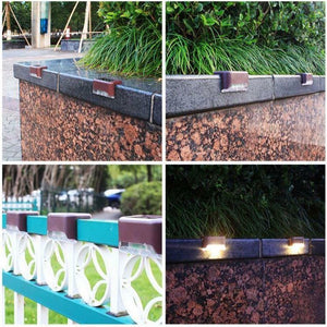 Solar Outdoor Stair Lights（4 packs）