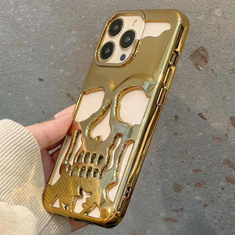 Electroplating Skull iPhone Case