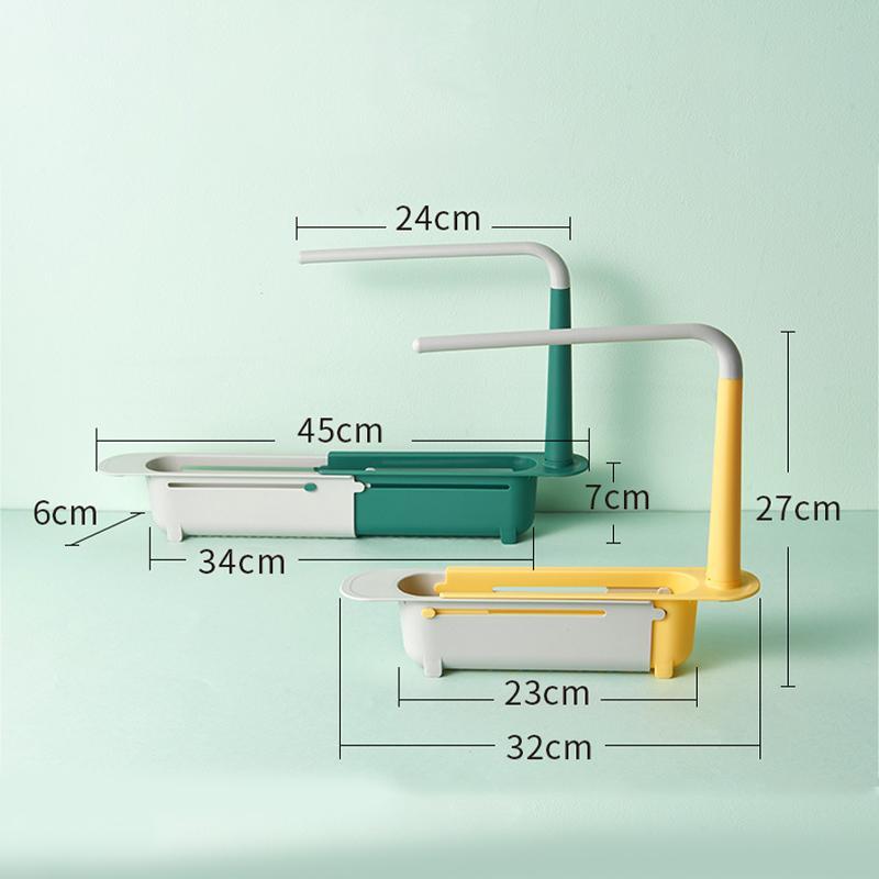 Updated Telescopic Sink Storage Rack