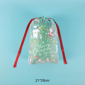 Drawstring Christmas Gift Bags