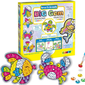 Big Gem Diamond Painting Stickers for Kids