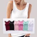 Women Built-In Bra Casual Tank