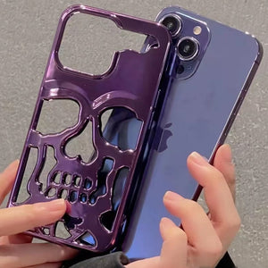 Electroplating Skull iPhone Case