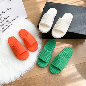 Women's Solid Color Platform Slippers