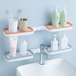 Bathroom Corner Punch-Free Rack