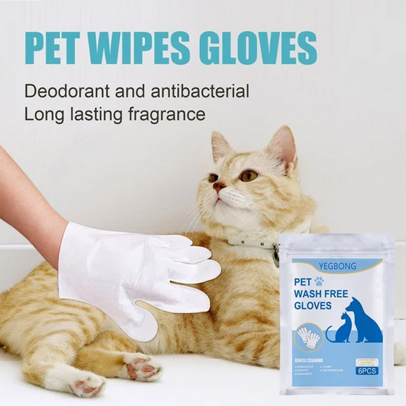 Pet Grooming Glove Wipes