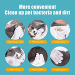 Pet Grooming Glove Wipes