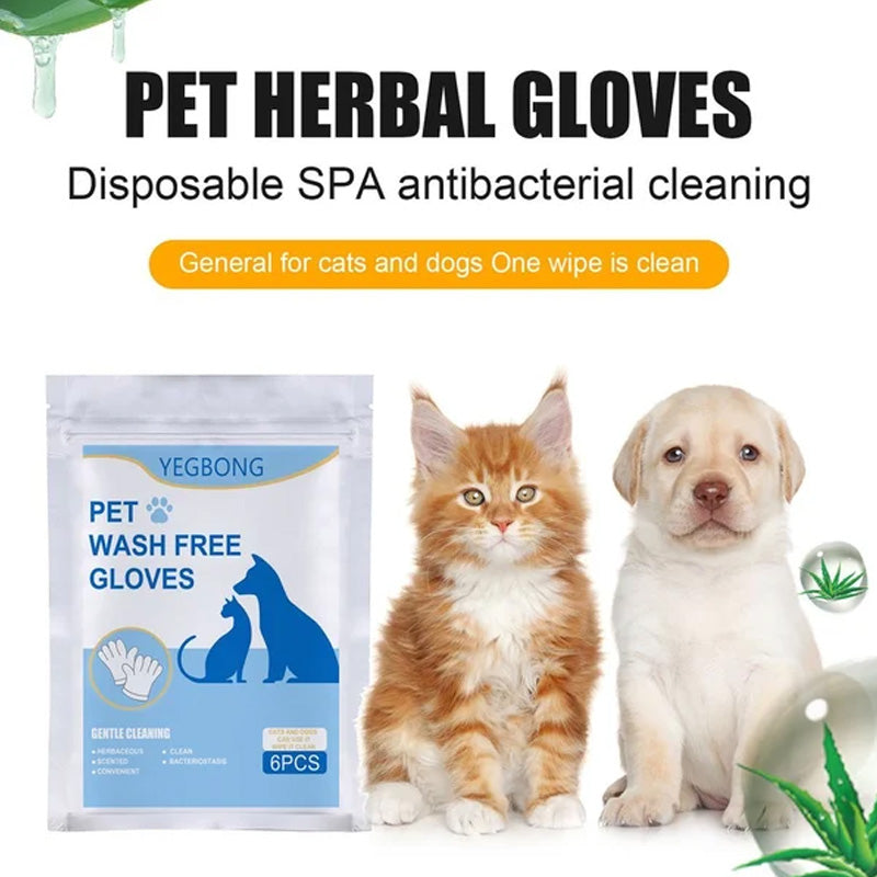 Pet Grooming Glove Wipes