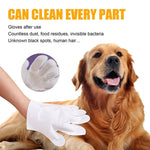 Pet Grooming Glove Wipes