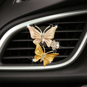 Bling Butterfly Car Accessories, Cute Car Air Freshener