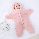 Cute Starfish Baby Soft Fleece Sleeping Bag