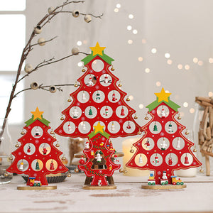 DIY Wooden Mini Christmas Tree Set