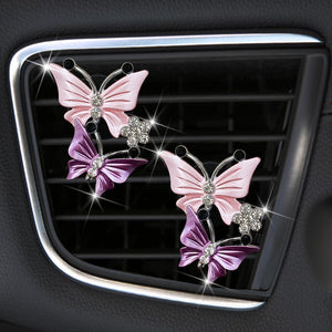 Bling Butterfly Car Accessories, Cute Car Air Freshener