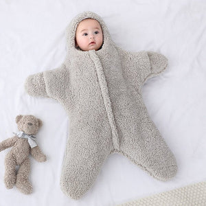 Cute Starfish Baby Soft Fleece Sleeping Bag