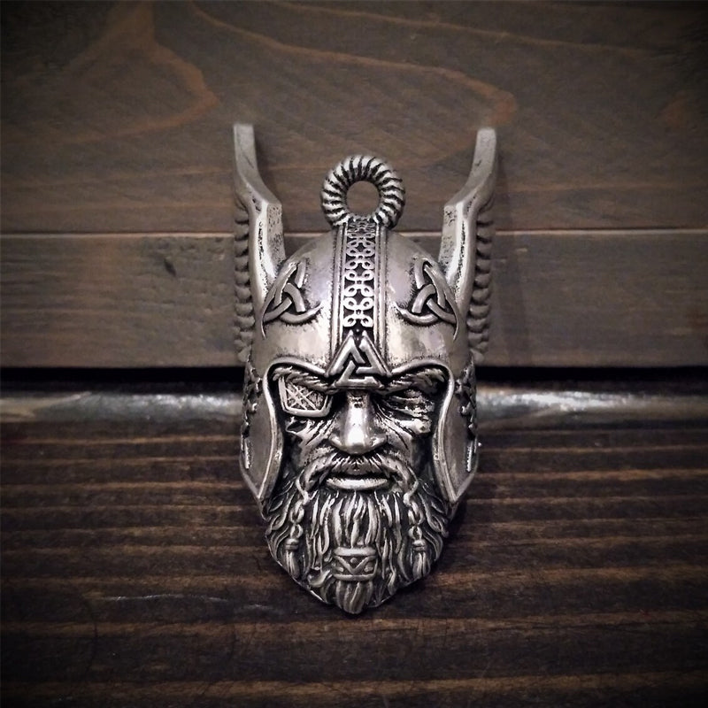 Viking God Guardian Ride Bell Keychain