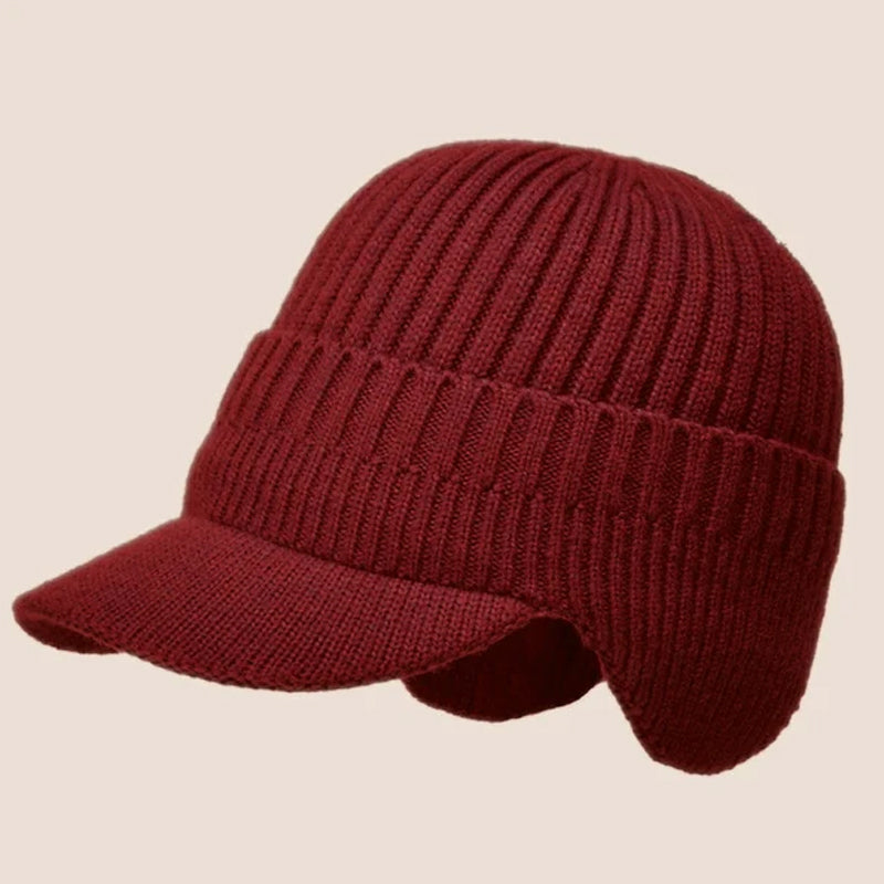 Outdoor Riding Elastic Warm Ear Protection Knitted Hat