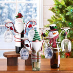 Holiday Wine Bottle & Glass Holders