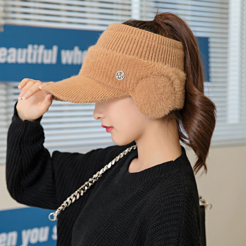 Women's Fashion Ear Guard Knit Cap