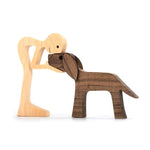 Pet Lover Wood Sculpture Table Ornaments